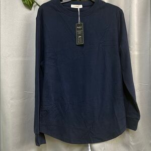 Navy Long Sleeve Shirt Medium